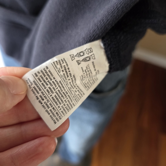 Champion Women's L Navy Blue Orange Princeton Crewneck Sweatshirt EUC - Picture 11 of 11